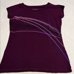 Ideology Purple Graphic Tee